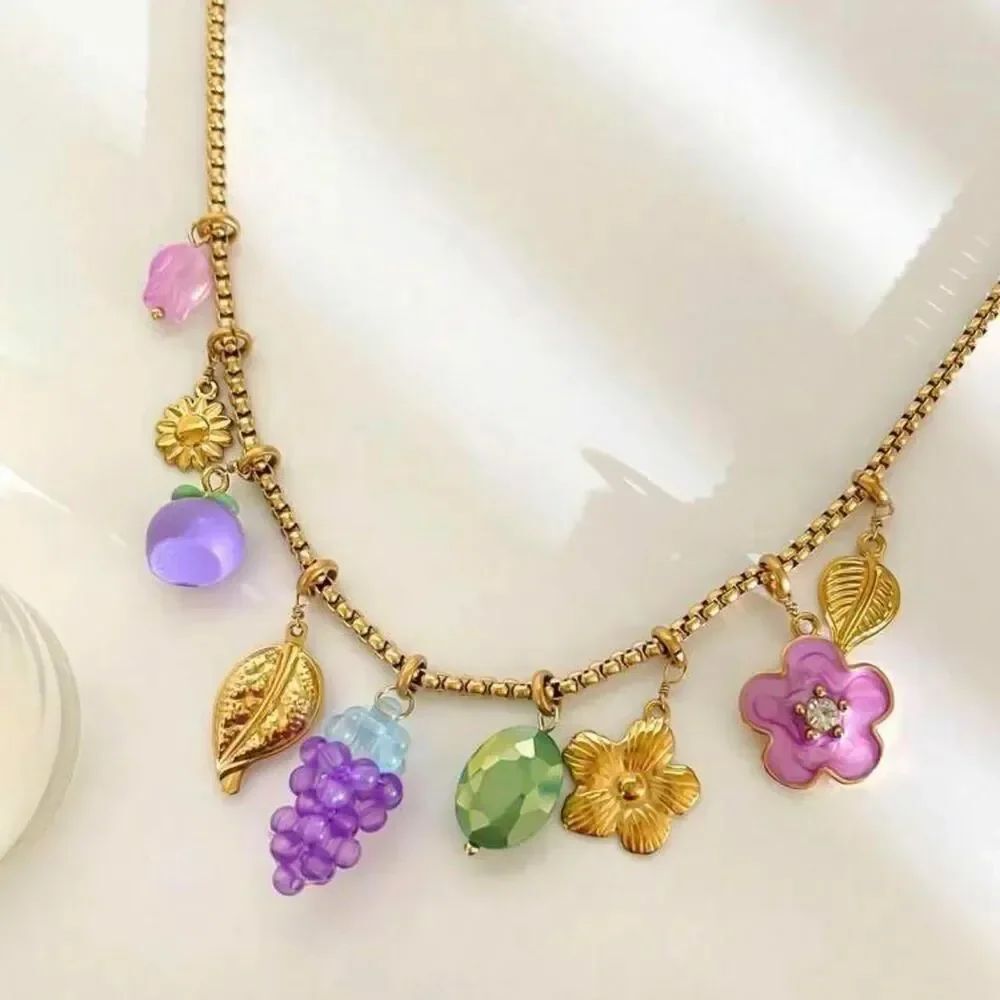 Grape necklace D75 - Picture 5 of 8